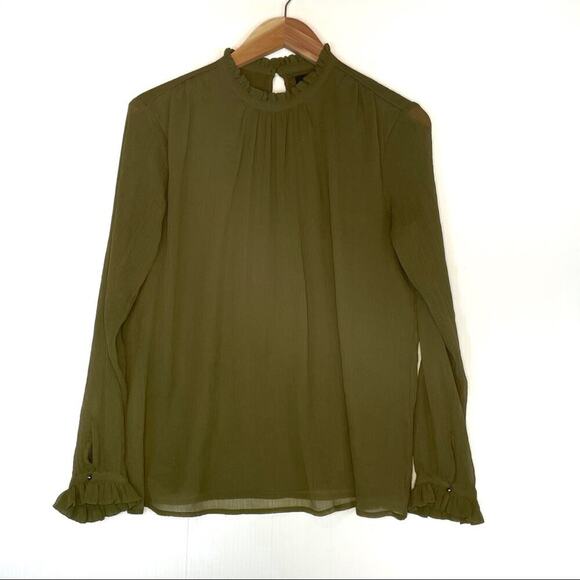 Vero Moda long sleeve high neck blouse top - Picture 1 of 11